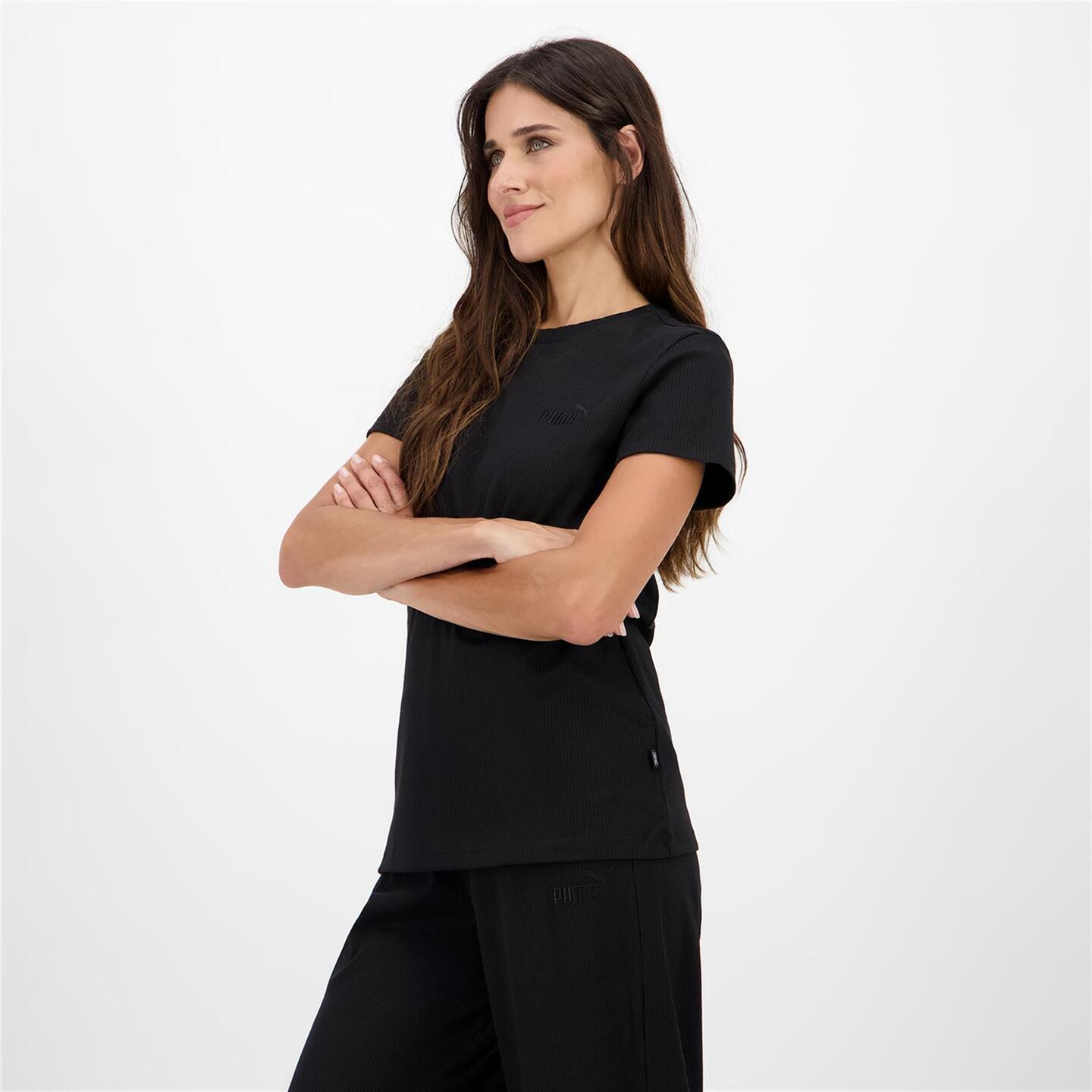 Puma Material - negro - T-shirt Mulher