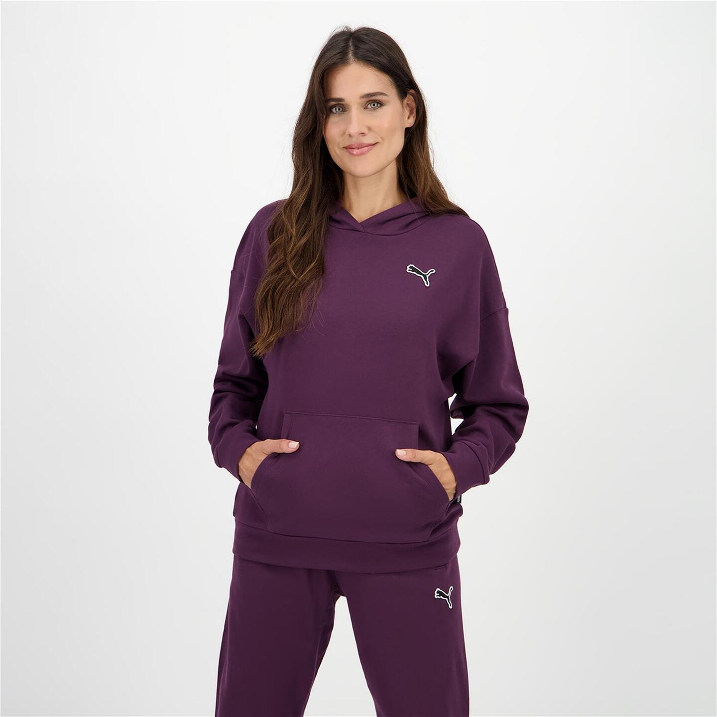 Sudadera morada fashion puma