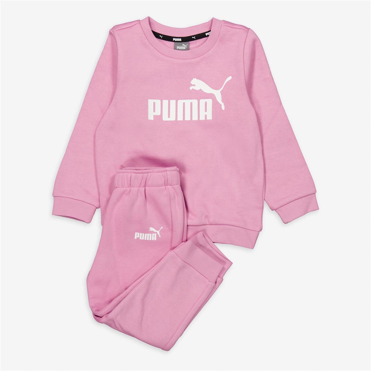 Fato Treino Criança Puma - rosa - Fato Treino Felpa Bebé