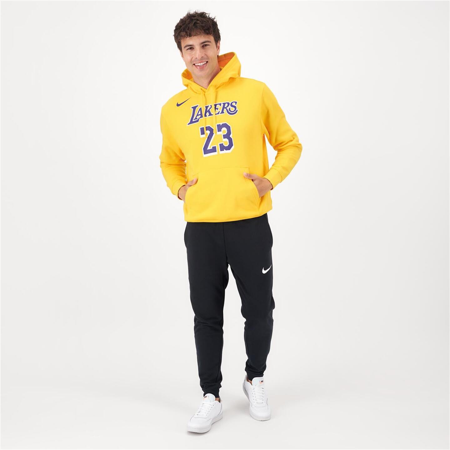 Nike L James LA Lakers Negro Sudadera Hombre Sprinter