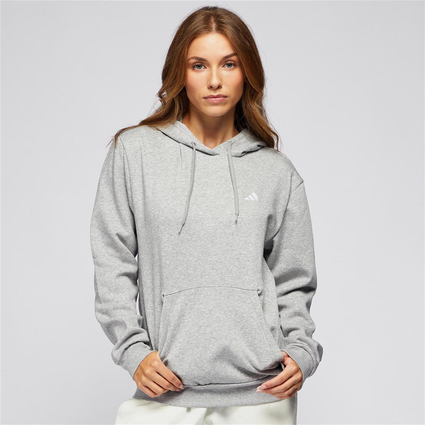 Sudadera adidas Gris Sudadera Capucha Mujer Sprinter