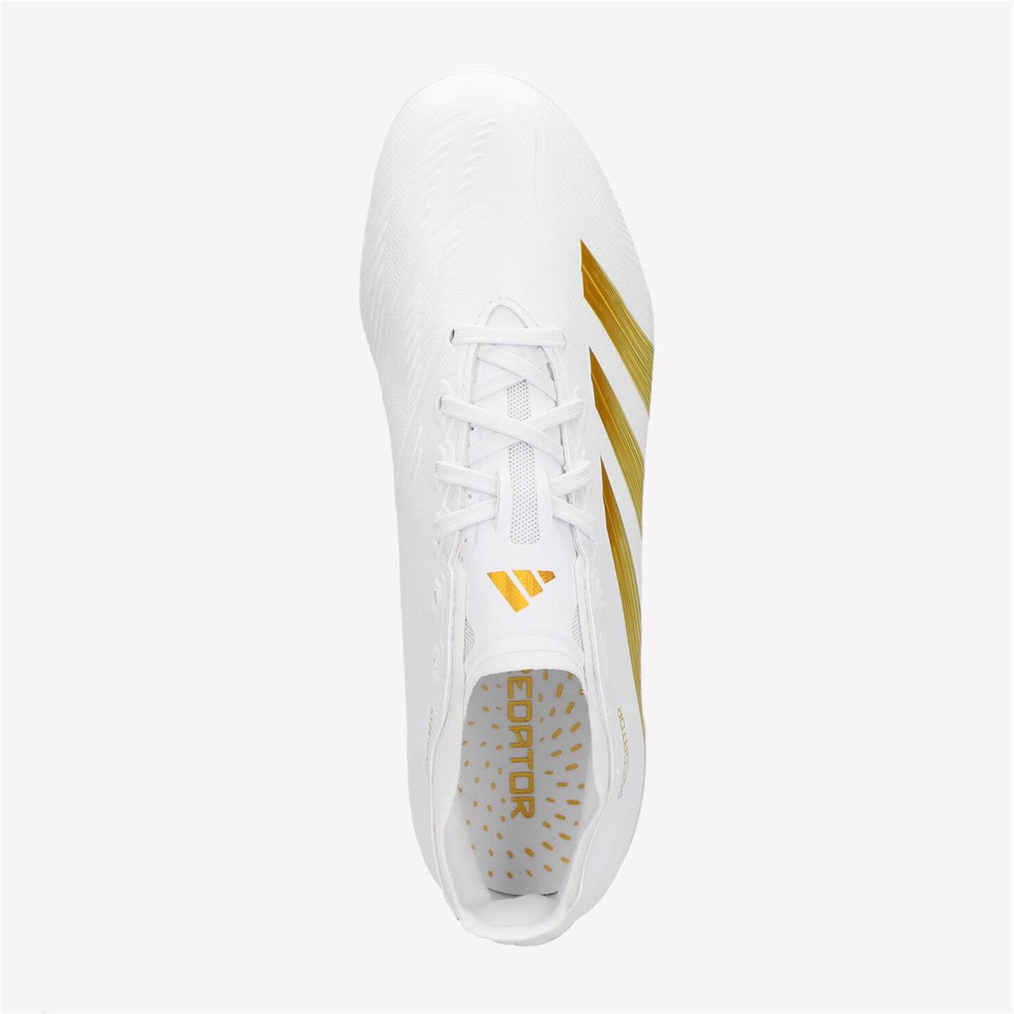 adidas Predator Fg - blanco - Chuteiras Pitons Adulto