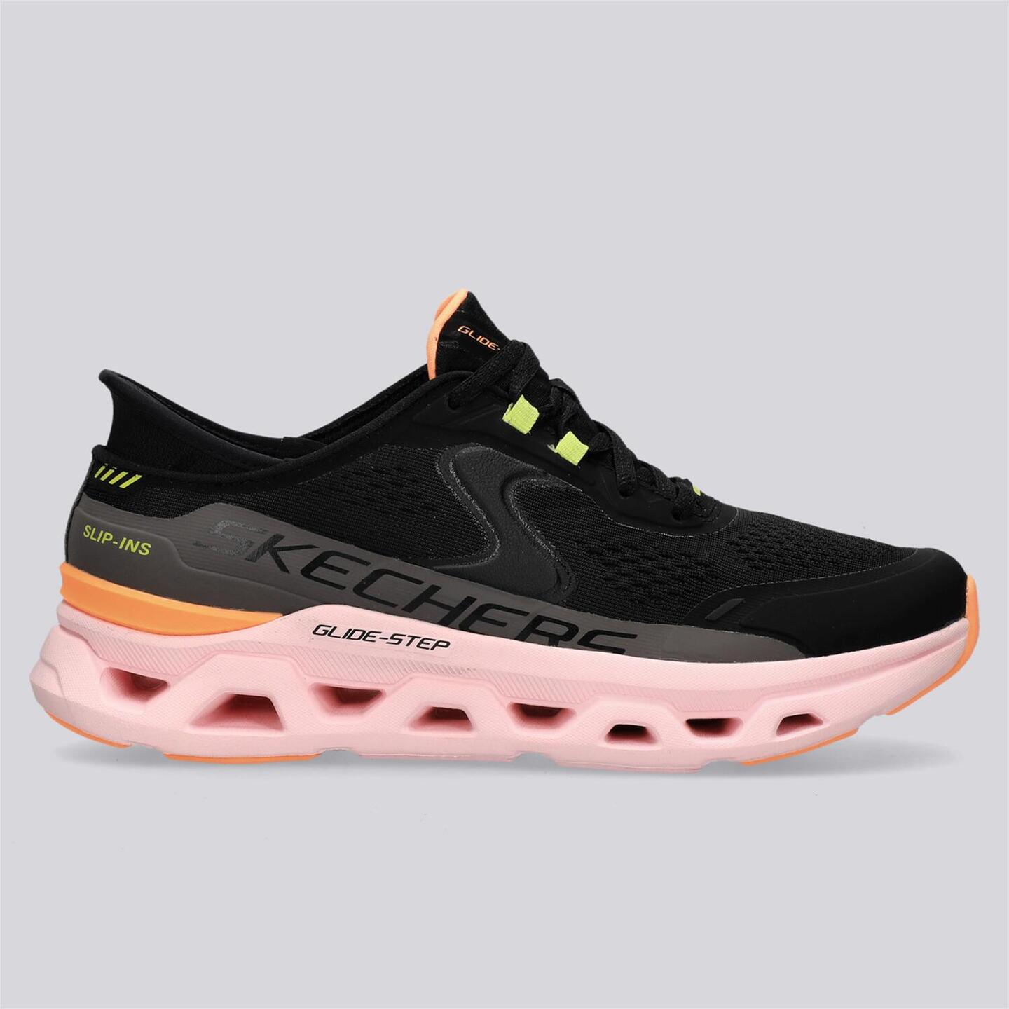 Skechers Glide Altus Negro Zapatillas Running Mujer Sprinter