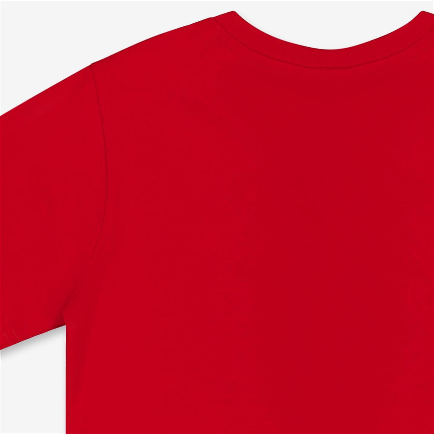 Champion Linear - rojo - T-shirt Algodão Rapaz