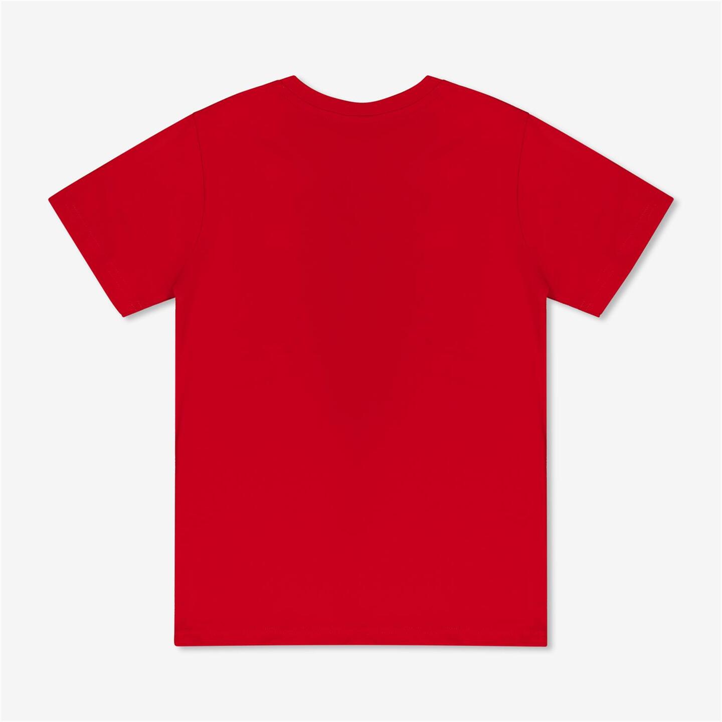 Champion Linear - rojo - T-shirt Algodão Rapaz