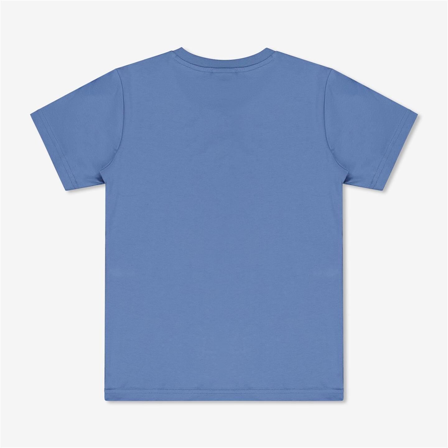 Champion Linear - azul - T-shirt Algodão Rapaz