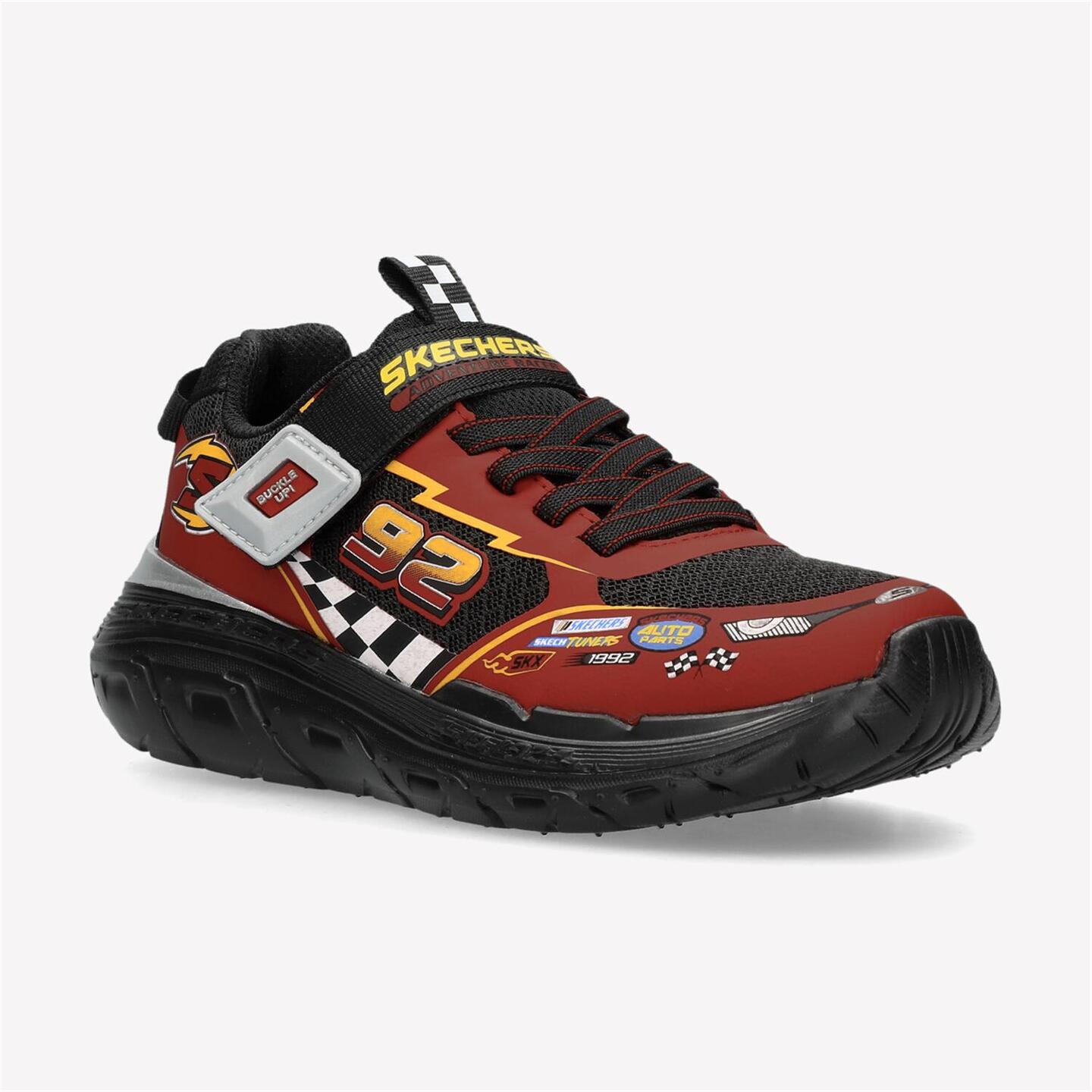 Skechers Skech Tracks - rojo - Sapatilhas Velcro Menino