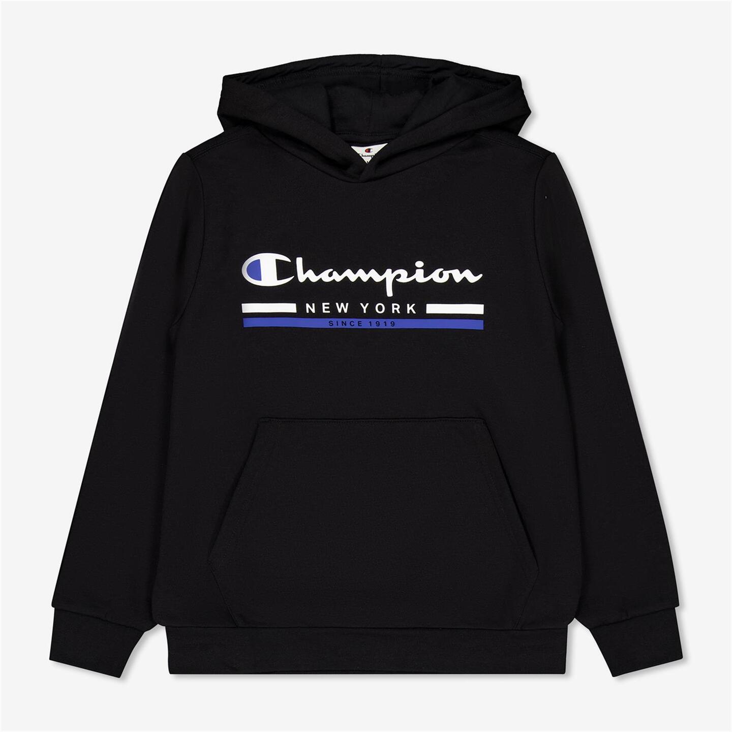Sudadera Champion Negro Sudadera Capucha Nino Sprinter MKP