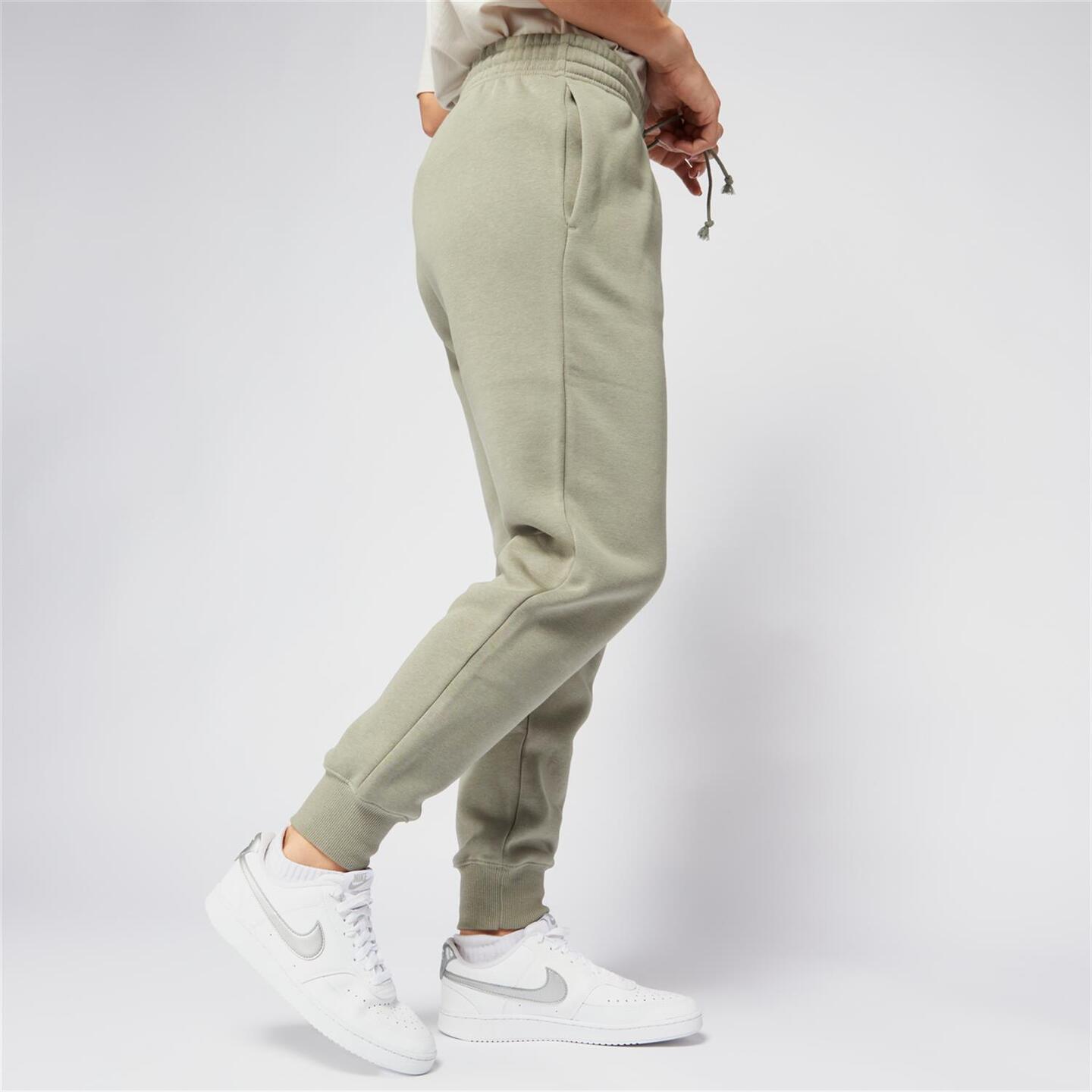 Pantalón Chándal Nike - verde - Pantalón Puño Mujer