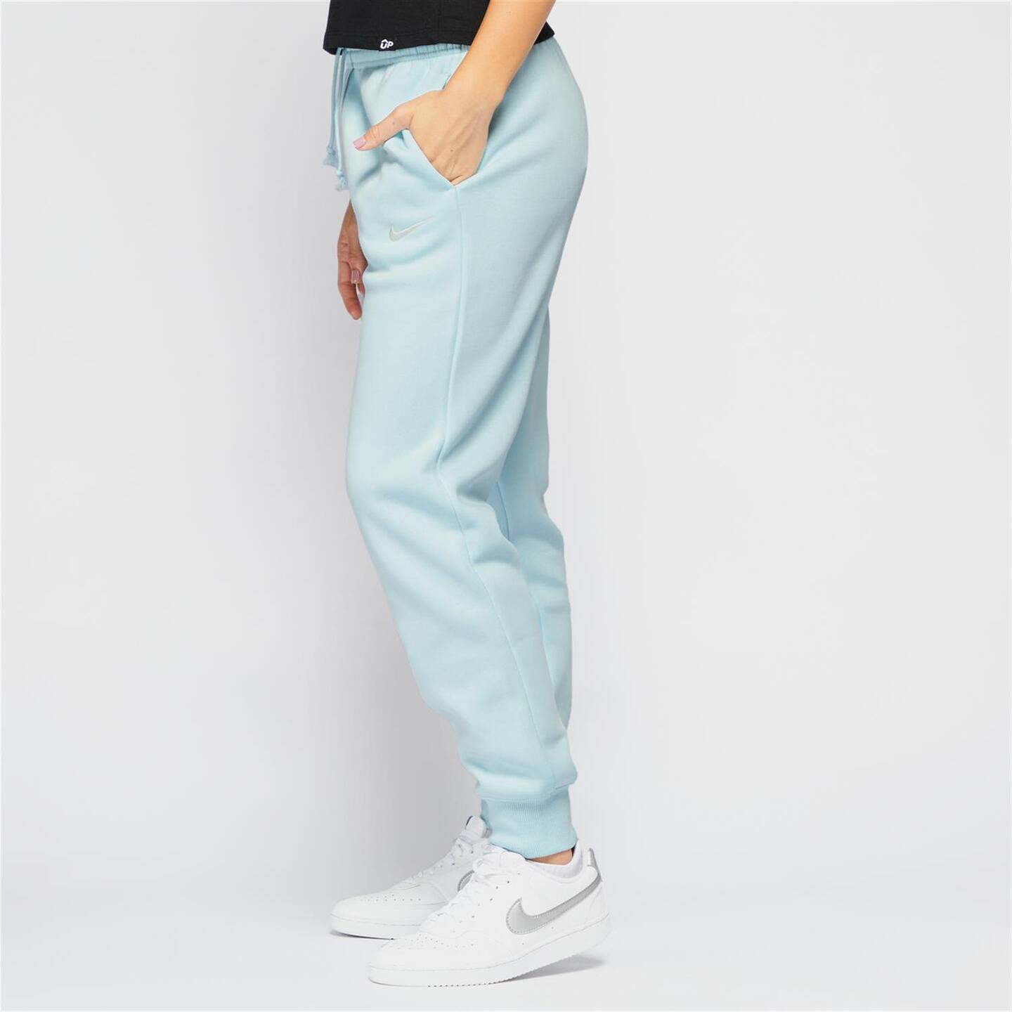 Pantalón Chándal Nike - azul - Pantalón Puño Mujer