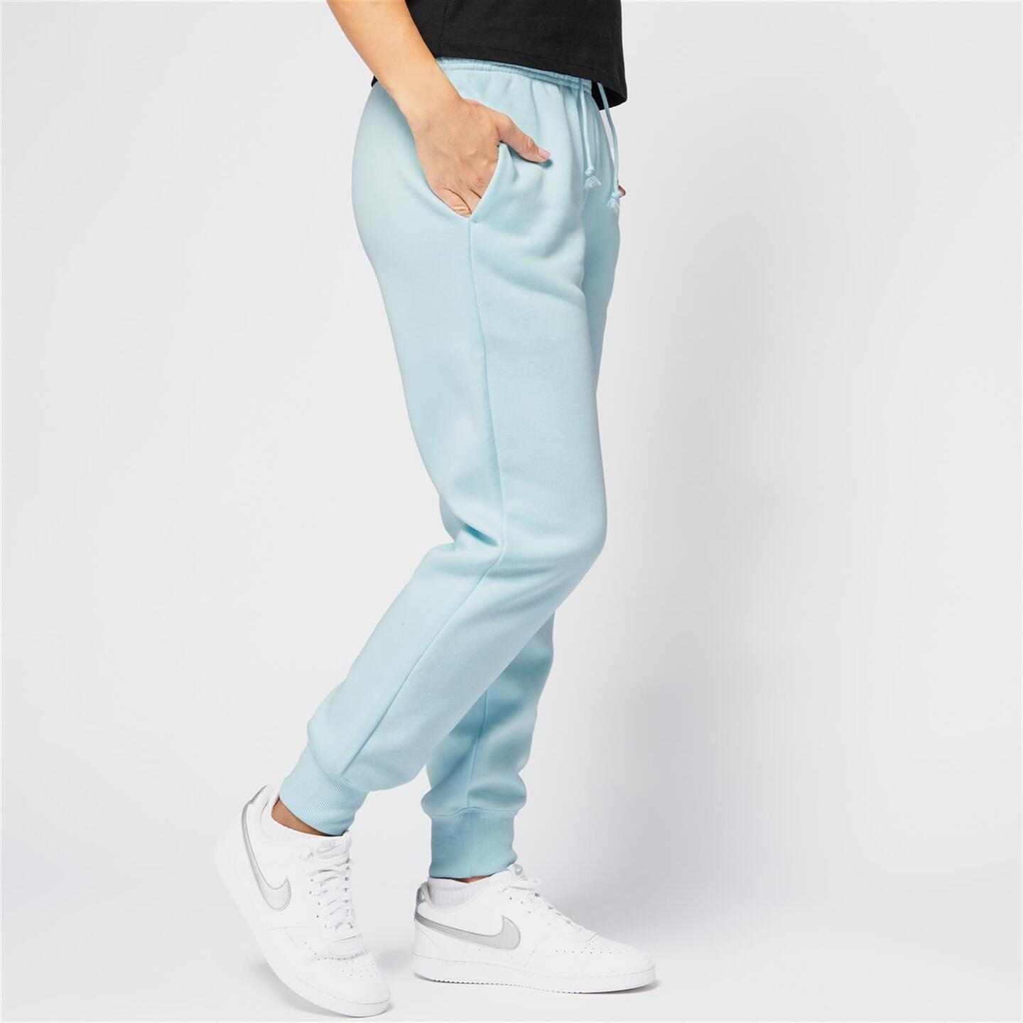 Pantalón Chándal Nike - azul - Pantalón Puño Mujer