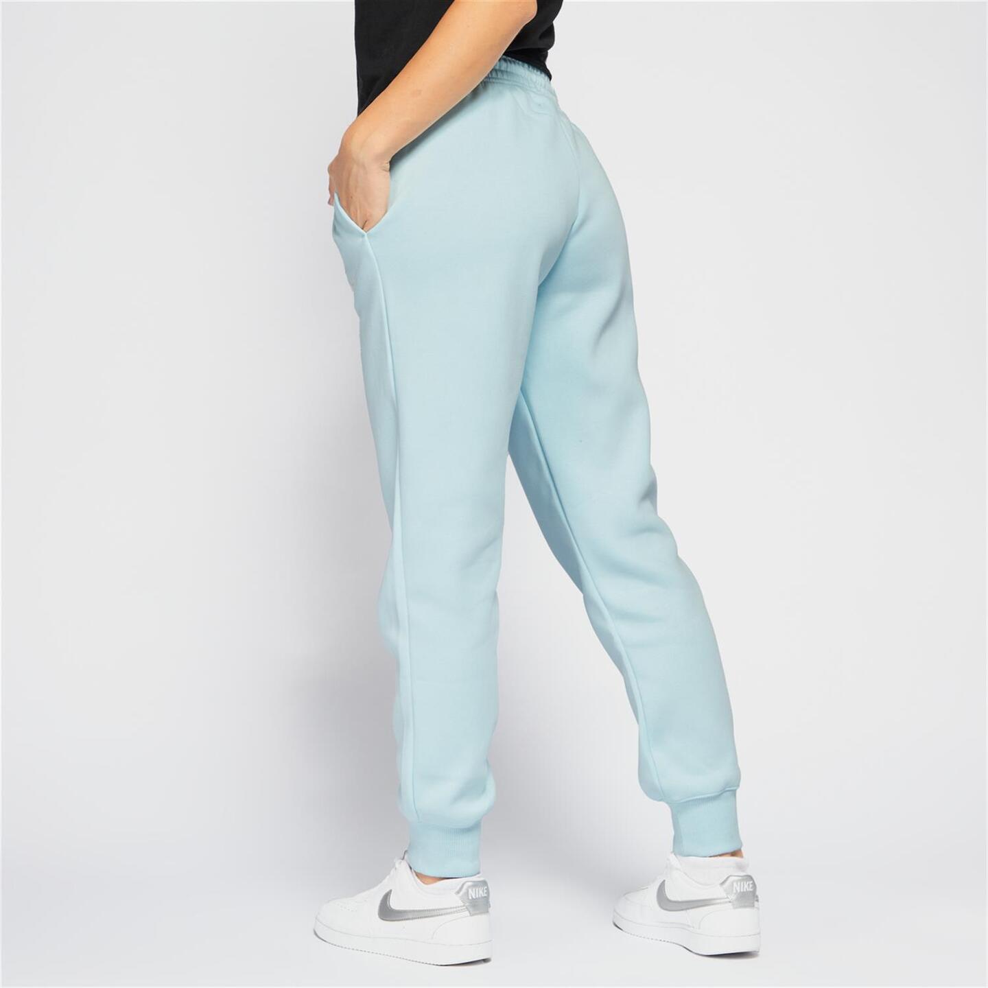 Pantalón Chándal Nike - azul - Pantalón Puño Mujer