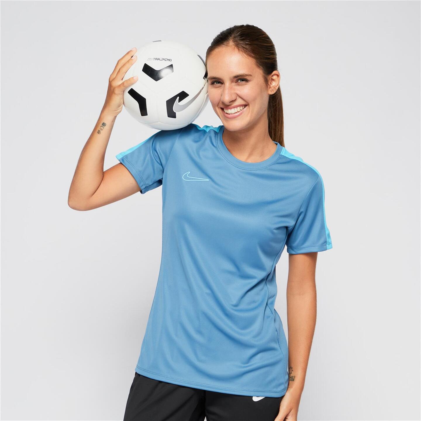 Nike Academy 23 - azul - T-shirt Futebol Mulher