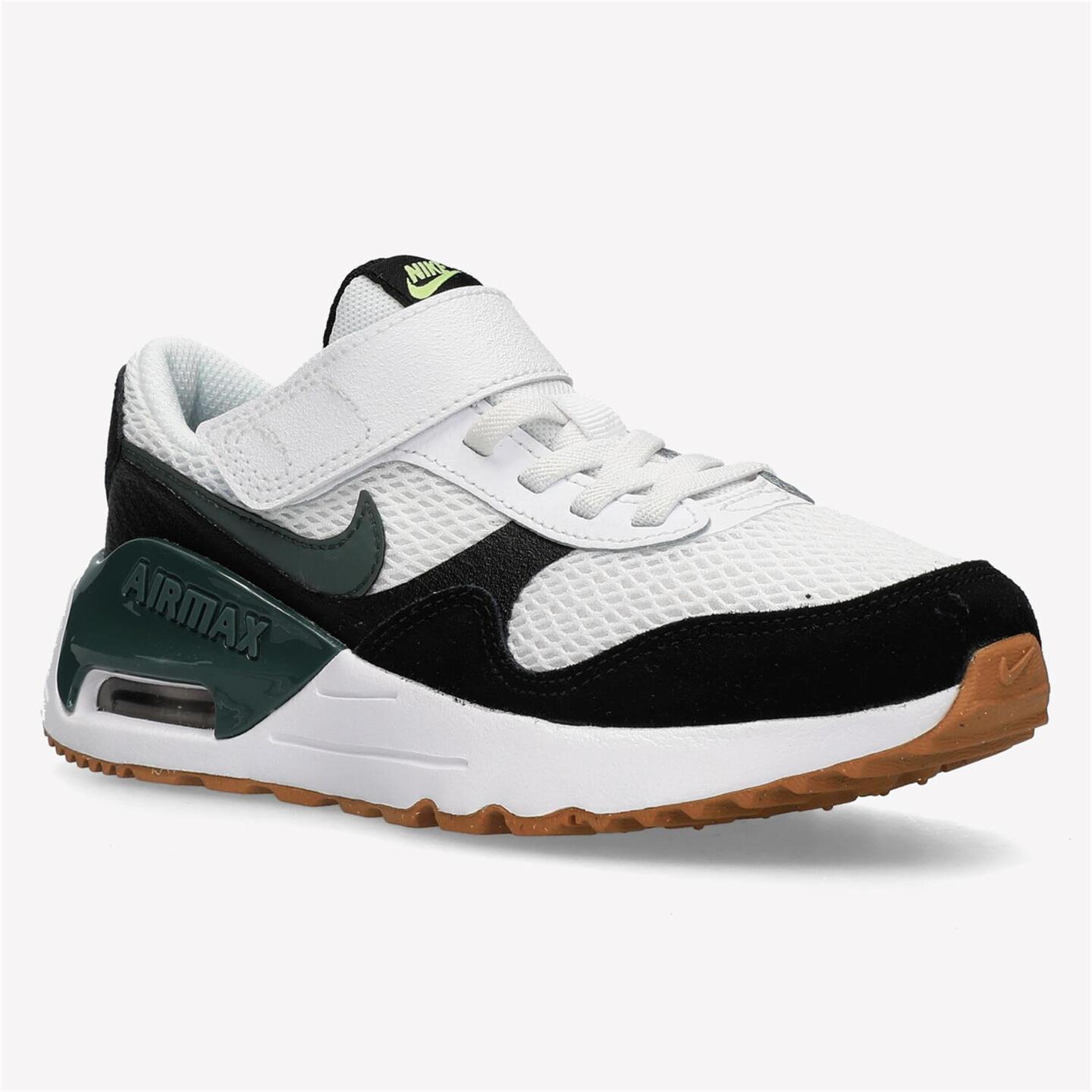 Nike Air Max Systm - blanco - Sapatilhas Velcro Menino