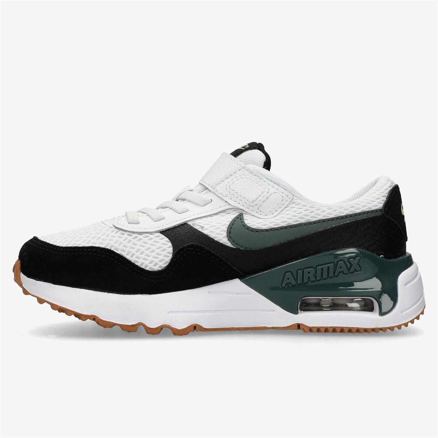 Nike Air Max Systm - blanco - Sapatilhas Velcro Menino