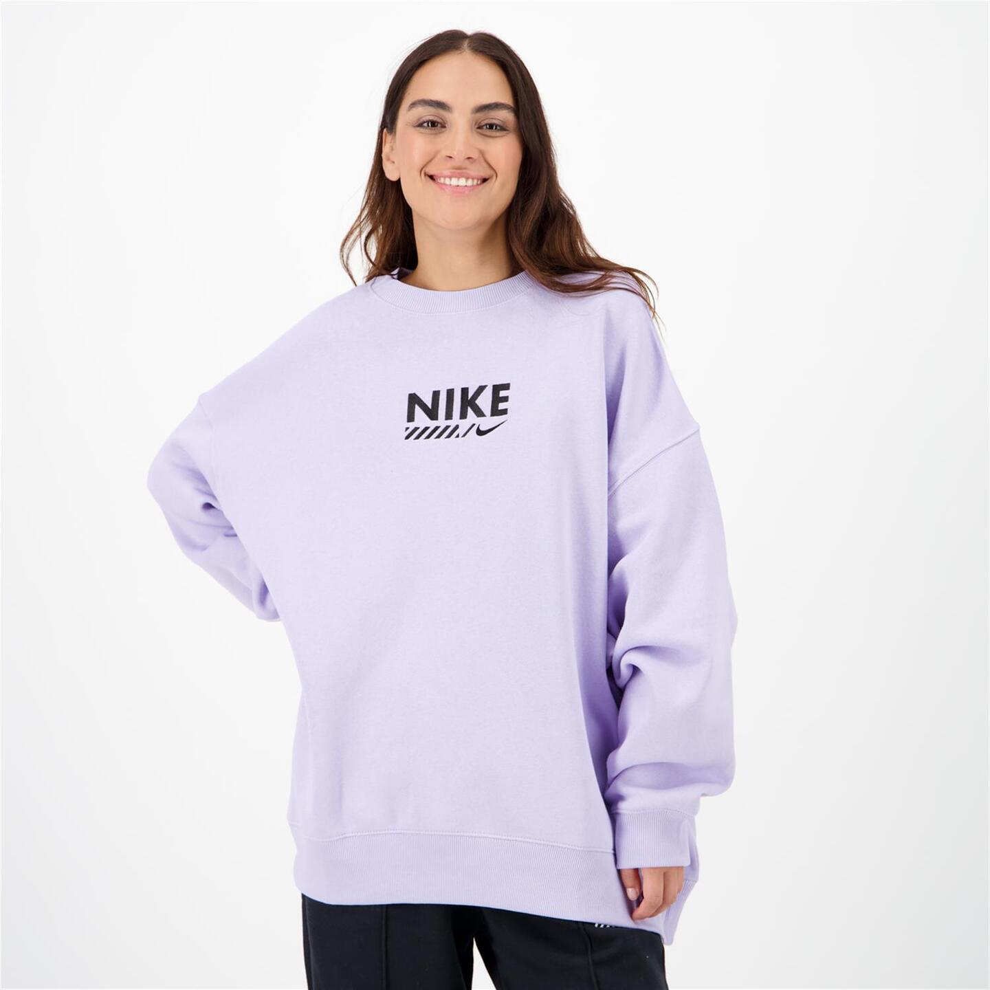 Sudadera Oversize Nike Malva Sudadera Felpa Mujer Sprinter