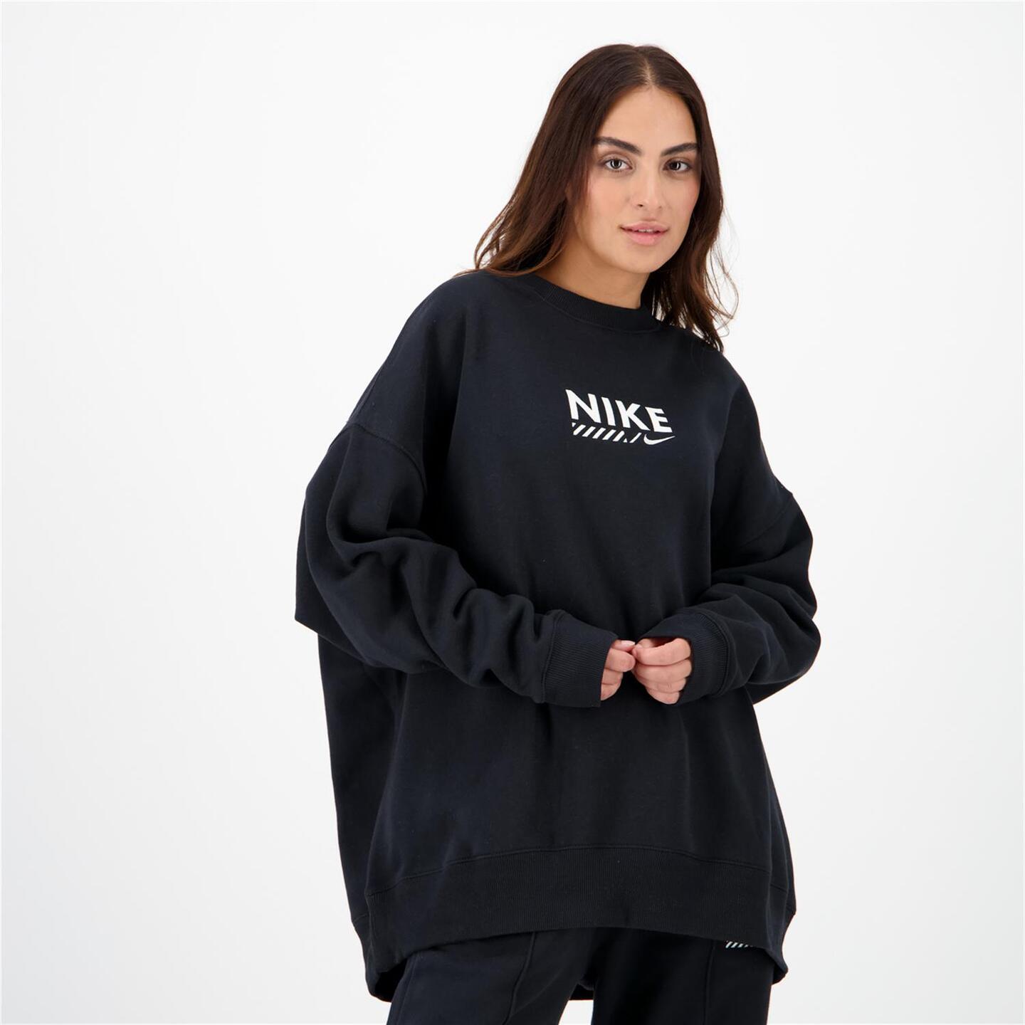 Sudadera negra oversize online