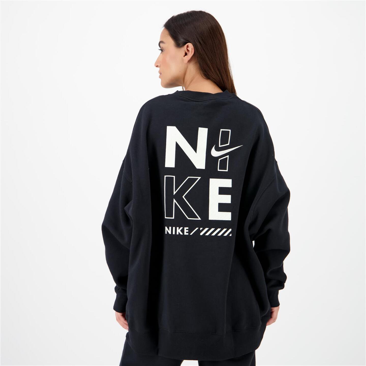 Sudadera Oversize Nike Negro Sudadera Felpa Mujer Sprinter