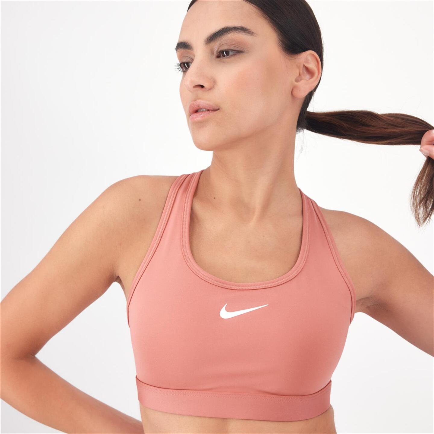 Nike Swoosh Pad - rosa - Soutien Desporto Almofadado