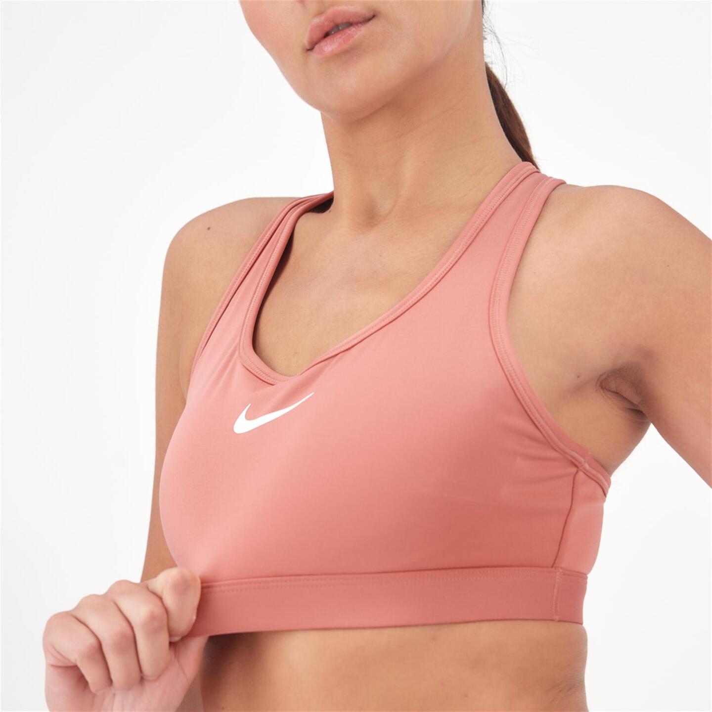 Nike Swoosh Pad - rosa - Soutien Desporto Almofadado