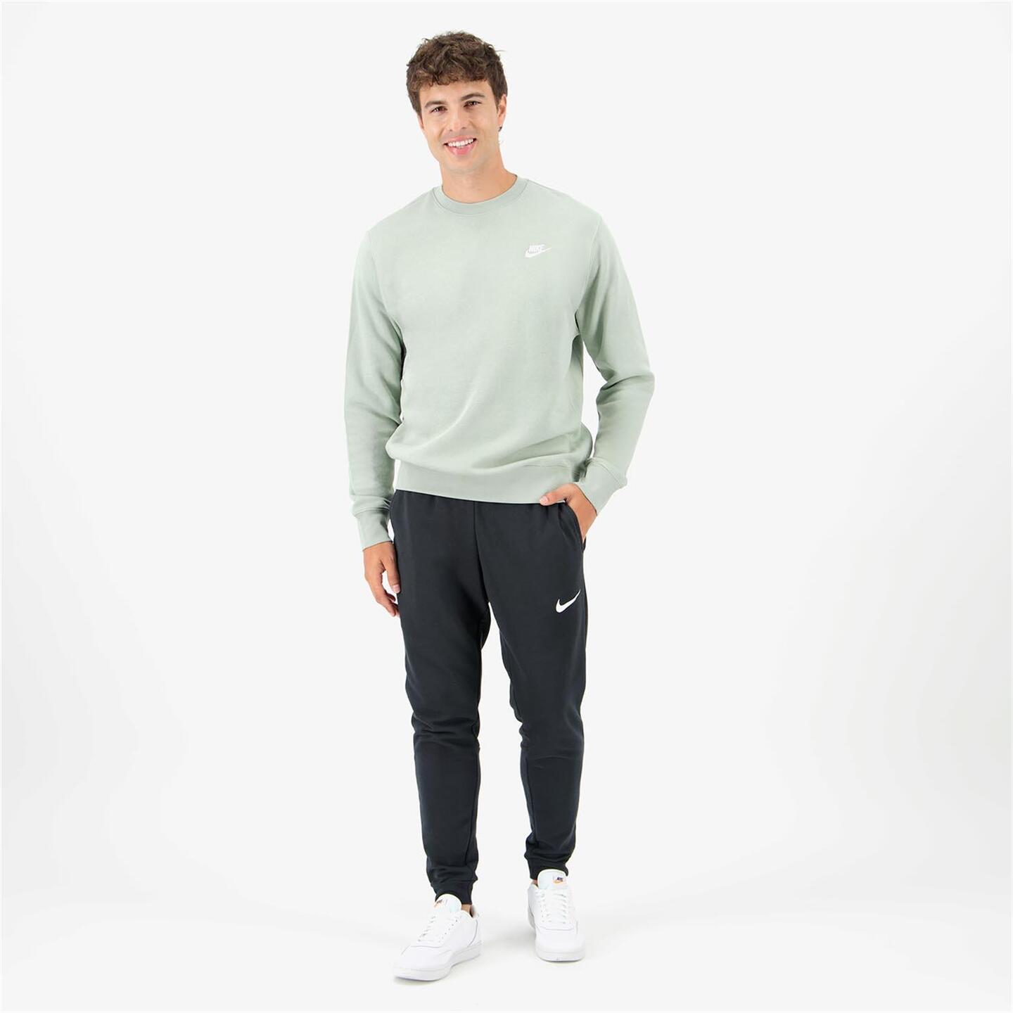 Nike Club - verde - Sweat Felpa Homem