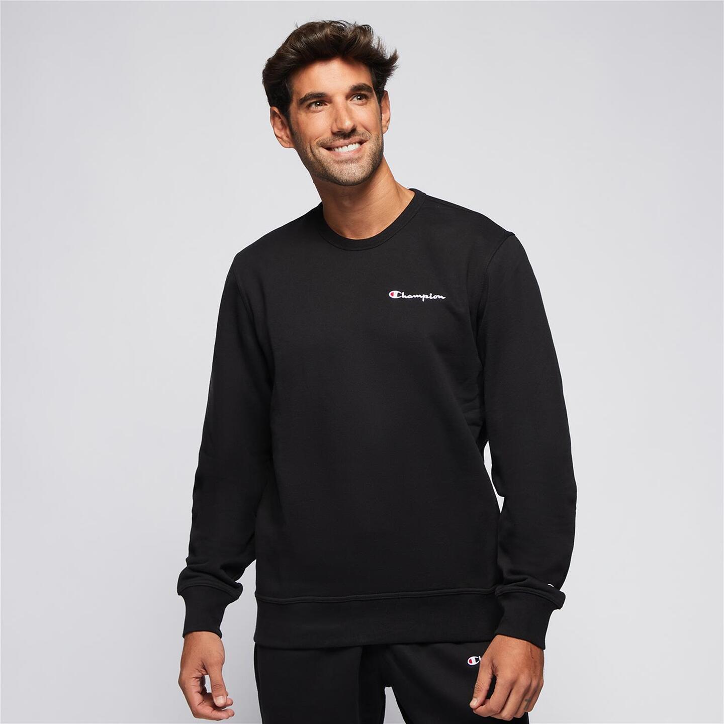 Sudadera Champion Negro Sudadera Felpa Hombre Sprinter