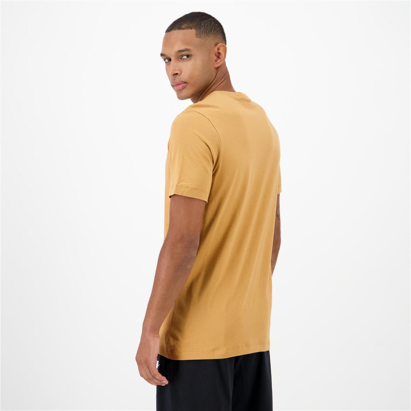 Nike Club - marron - Camiseta Algodón Hombre