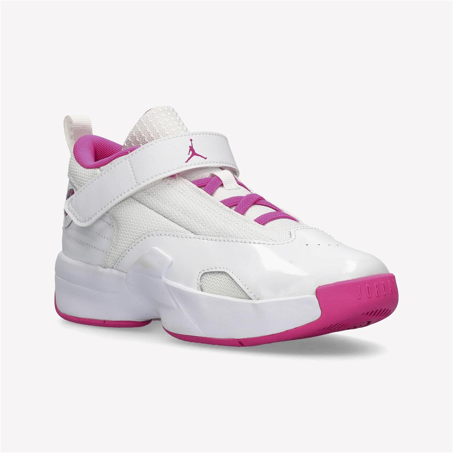 Jordan Max Aura - blanco - Sapatilhas Basquetebol Velcro Menino