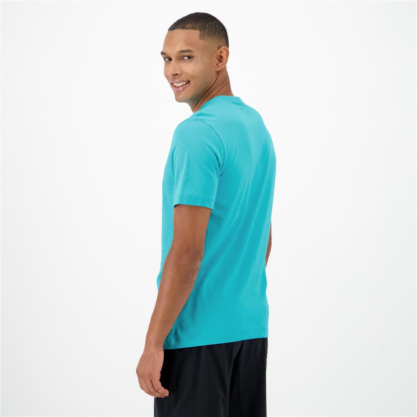 Nike Club - azul - Camiseta Algodón Hombre