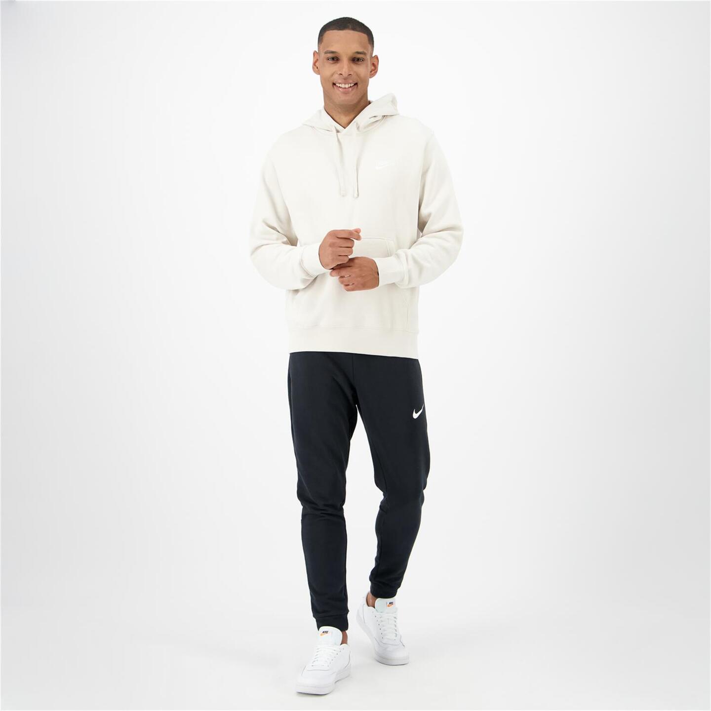 Nike Club - marron - Sweatshirt Capuz Homem