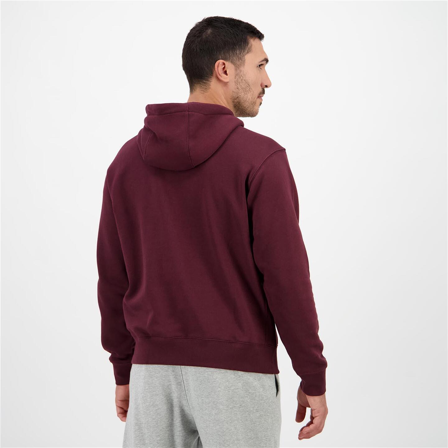 Nike Club - rojo - Sudadera Capucha Hombre