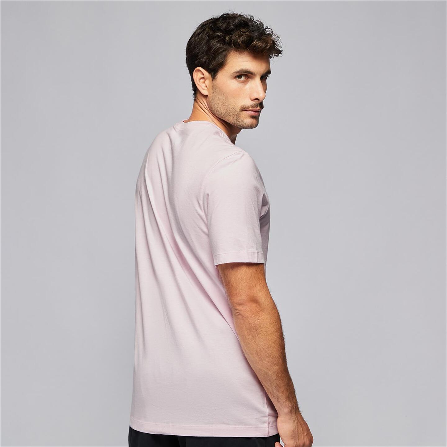 Nike Club - rosa - Camiseta Algodón Hombre