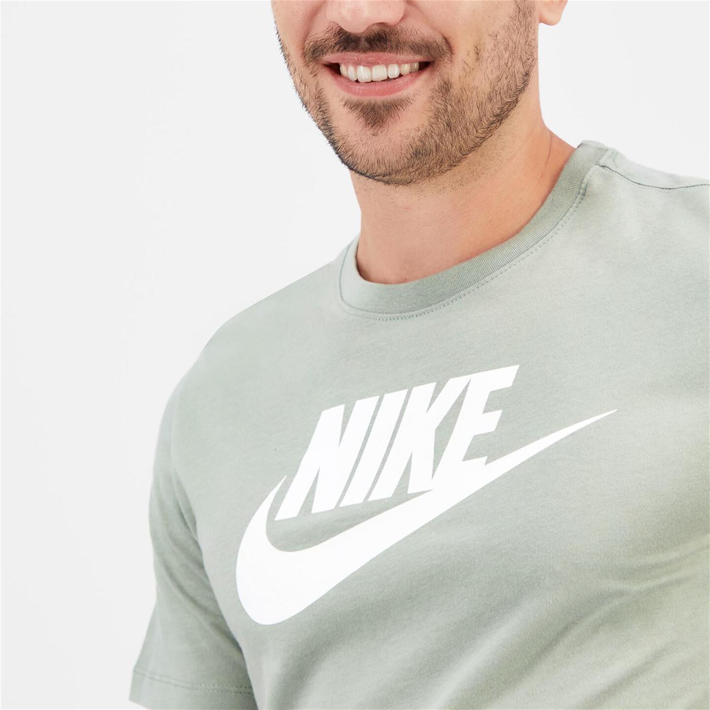 Nike Nsw  Swoosh - verde - Camiseta Algodón Hombre