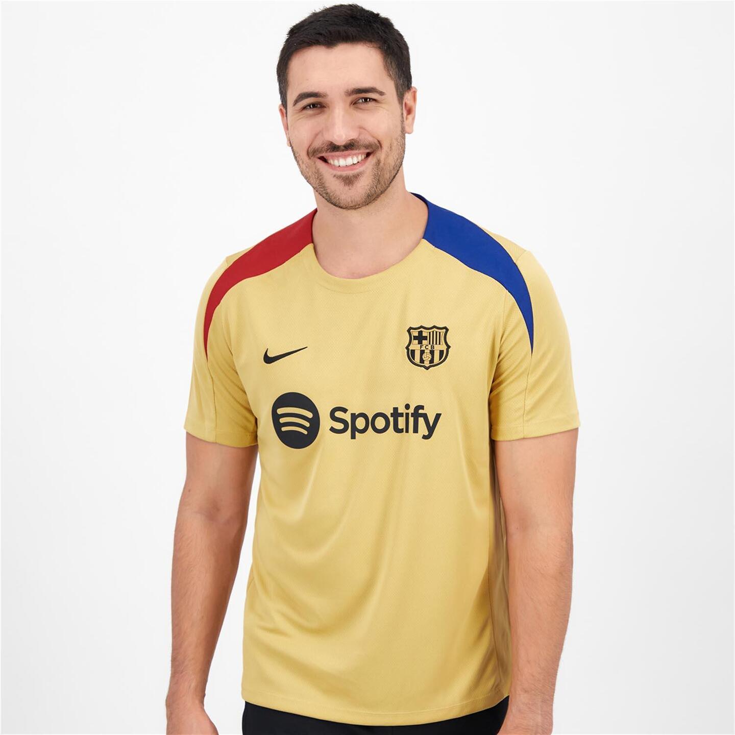 Camiseta Fc Barcelona Entreno 24/25 - amarillo - Camiseta Hombre