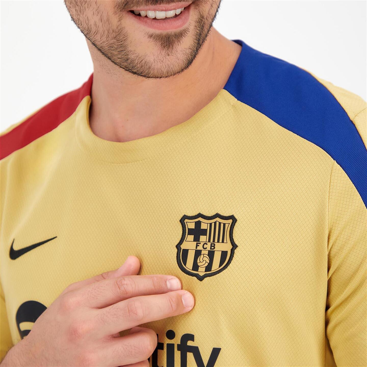 Camiseta Fc Barcelona Entreno 24/25 - amarillo - Camiseta Hombre