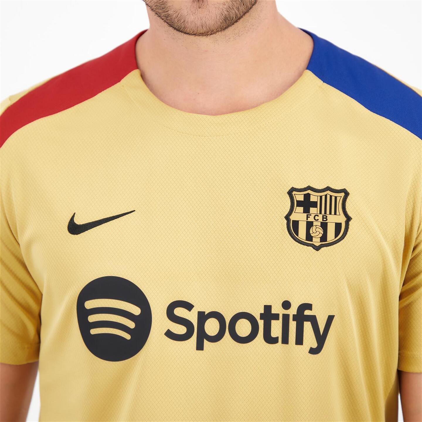 Camiseta Fc Barcelona Entreno 24/25 - amarillo - Camiseta Hombre