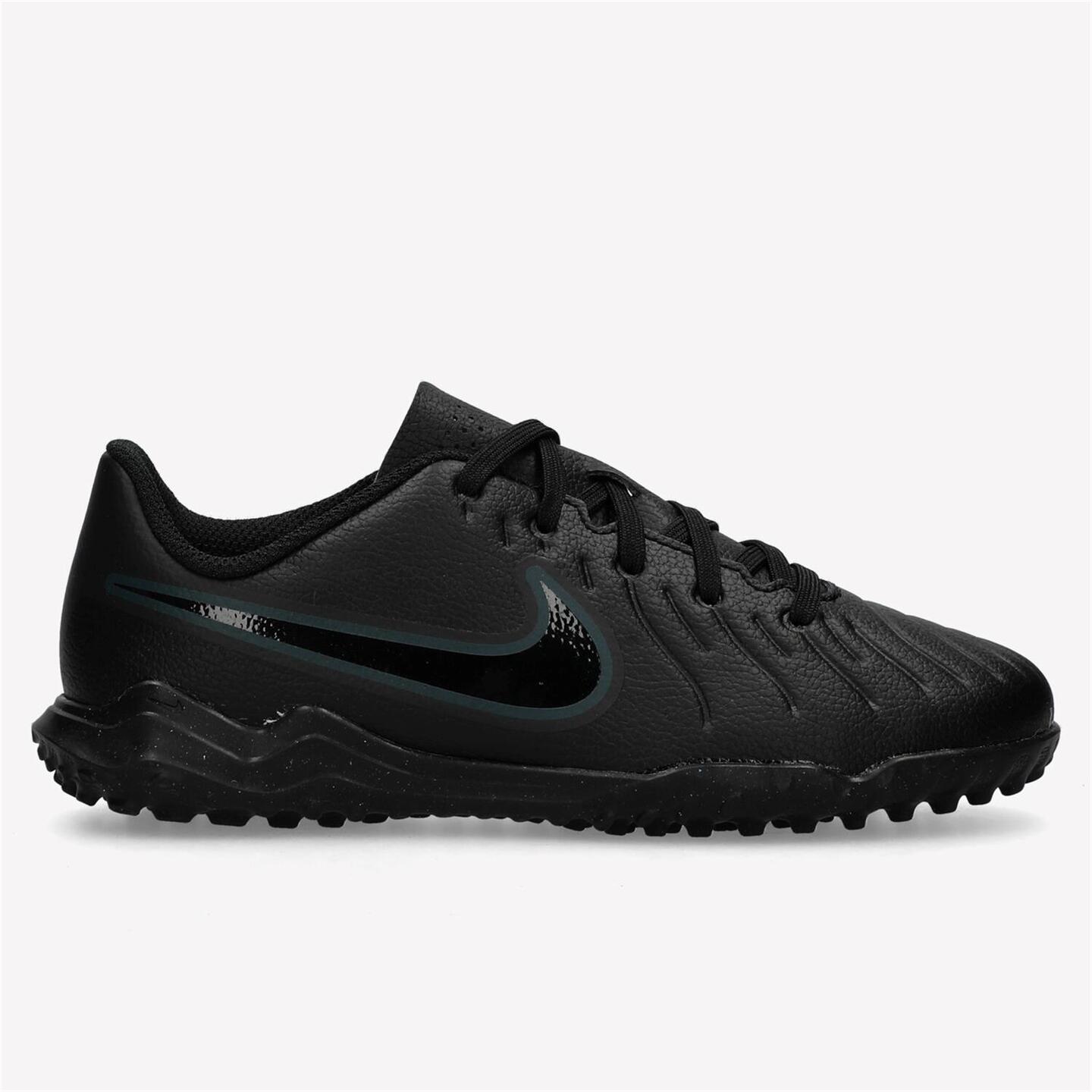 Nike Tiempo Club - negro - Chuteiras Turf Criança