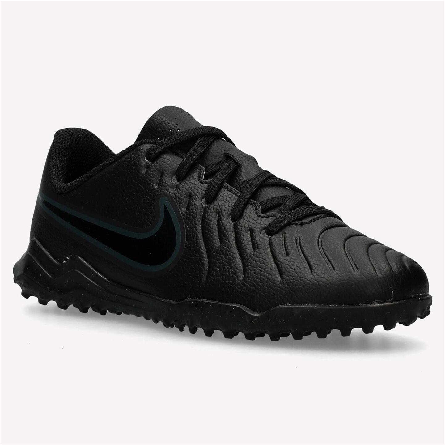 Nike Tiempo Club - negro - Zapatillas Fútbol Turf Niños