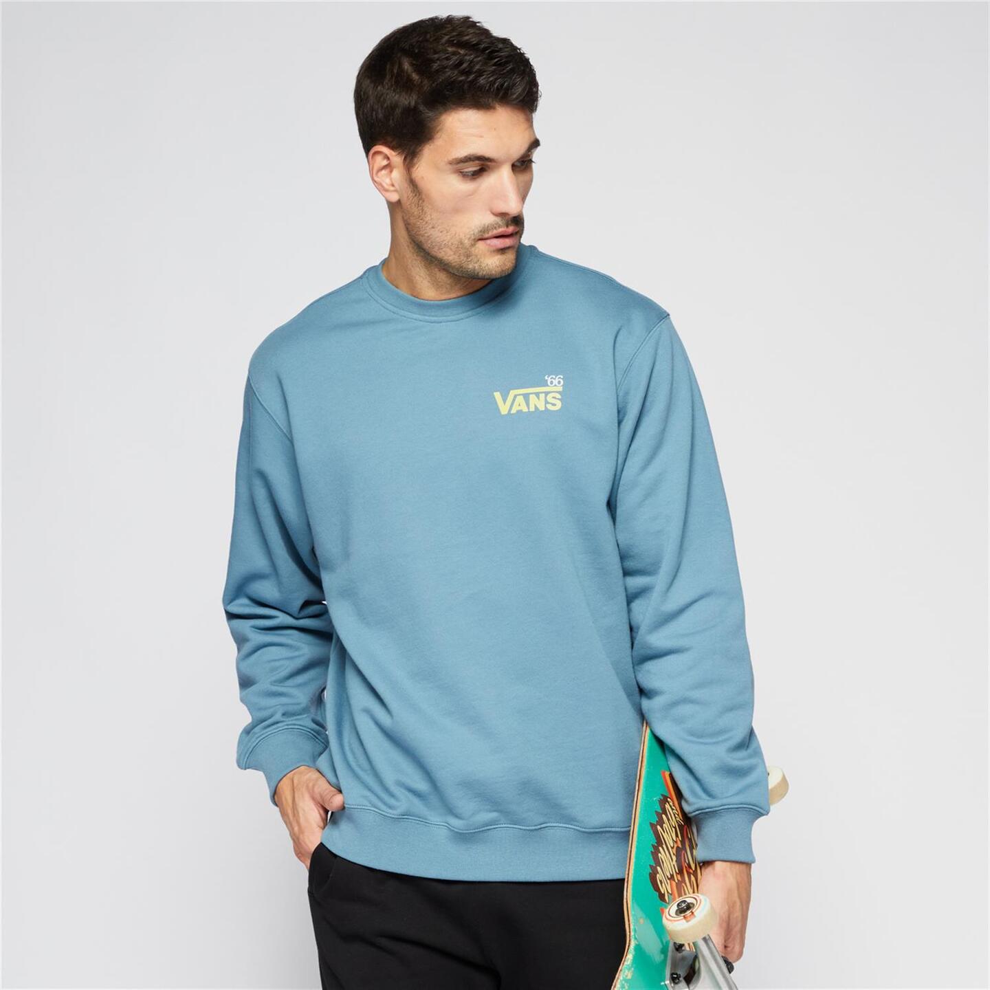 Sudadera Vans Azul Sudadera Felpa Hombre Sprinter