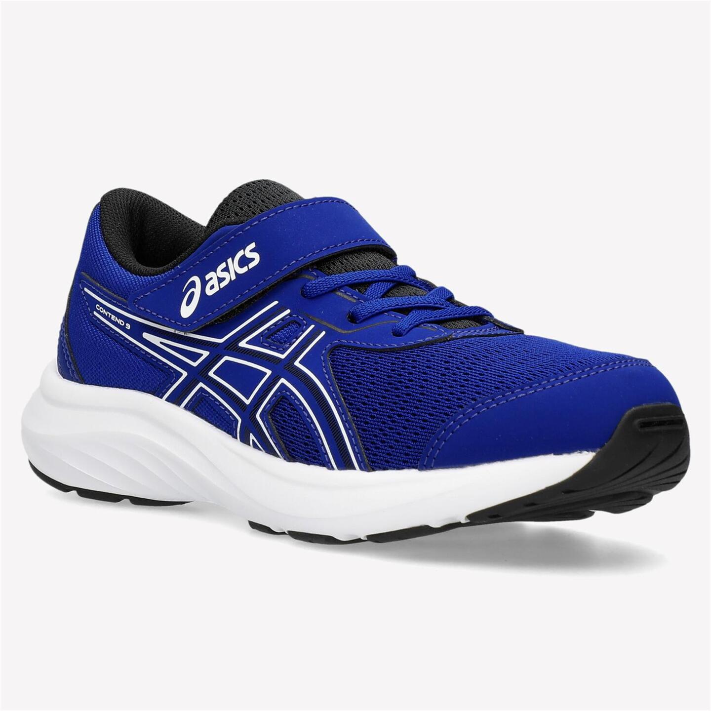 ASICS Contend 9 Ps - azul - Sapatilhas Velcro Menino