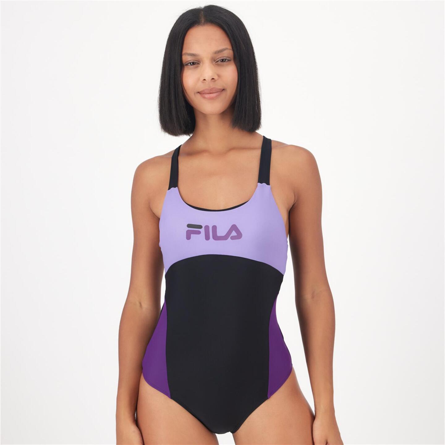 Banador Fila Negro Banador Natacion Mujer Sprinter