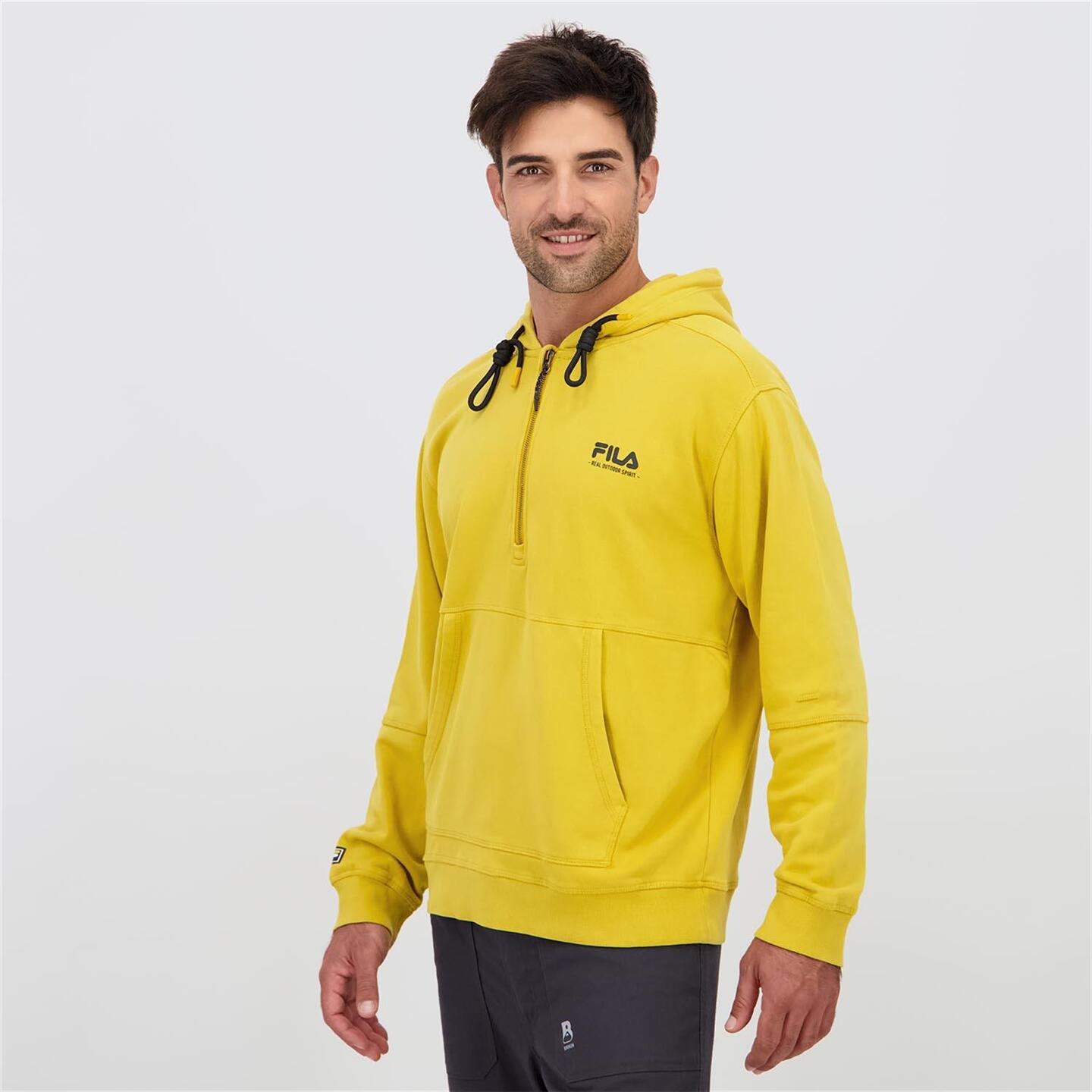 Sudadera fila amarilla hombre on sale