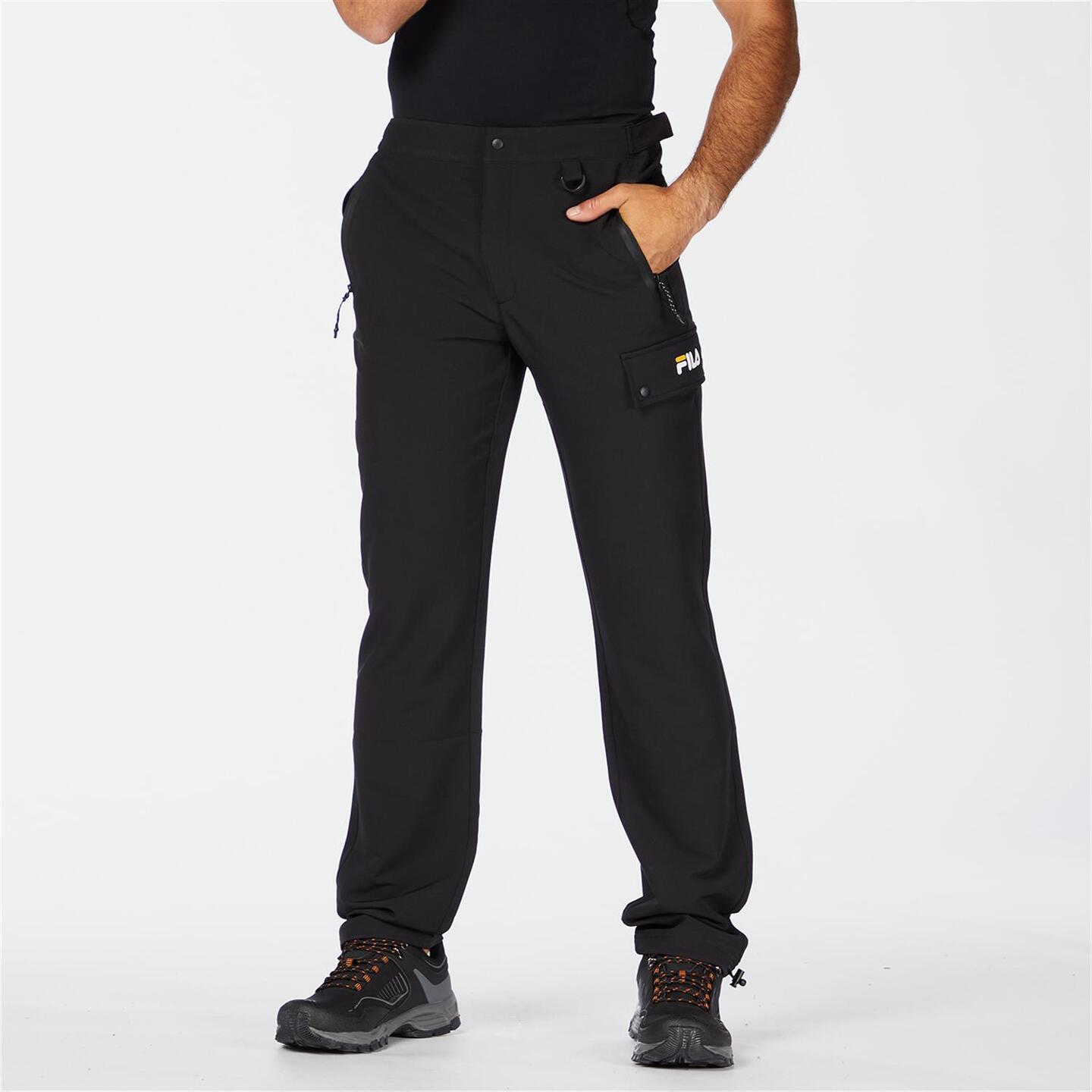 Pantalon Fila Negro Pantalon Desmontable Hombre Sprinter