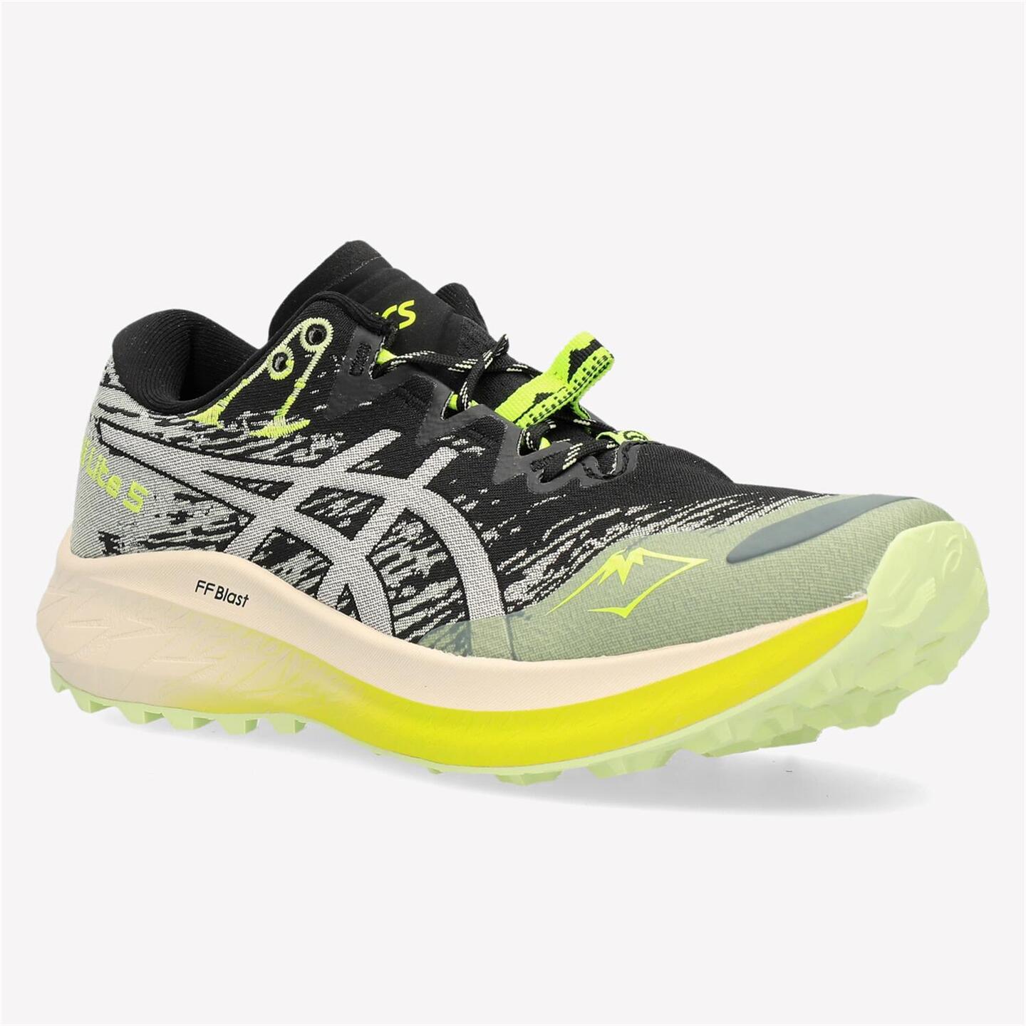 ASICS Fuji Lite 5 - negro - Sapatilhas Trail Mulher