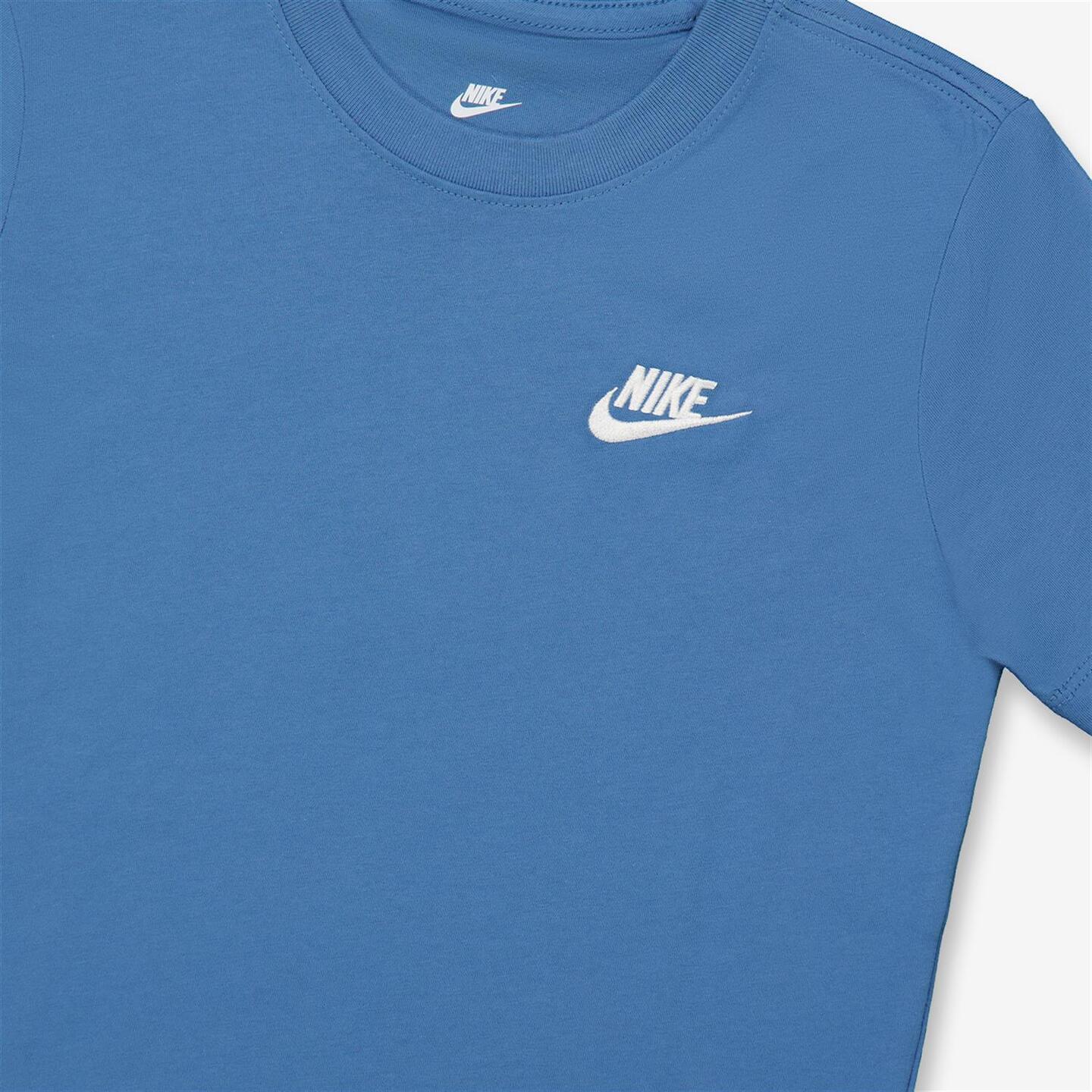 T-shirt Nike - azul - T-shirt Algodão Rapaz