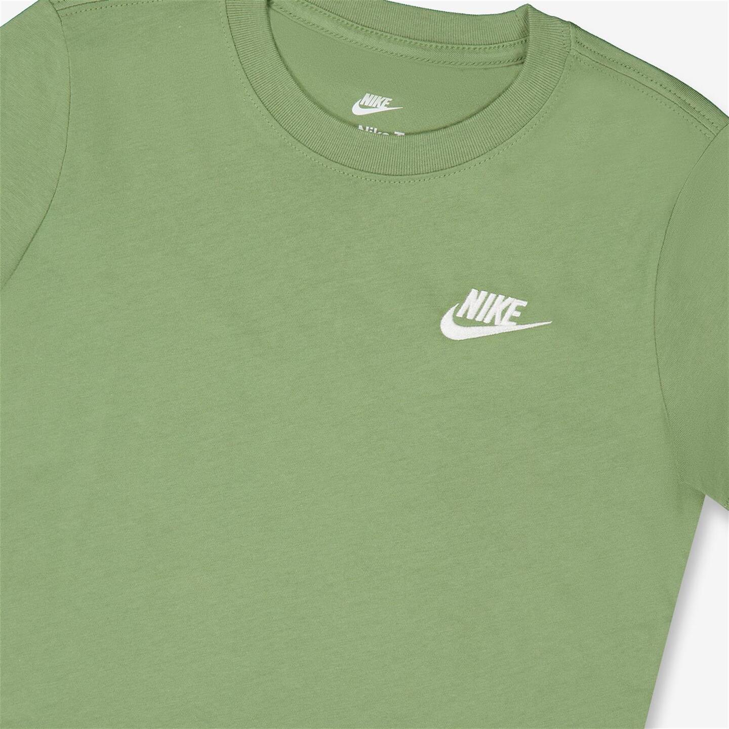 T-shirt Nike - verde - T-shirt Algodão Rapaz