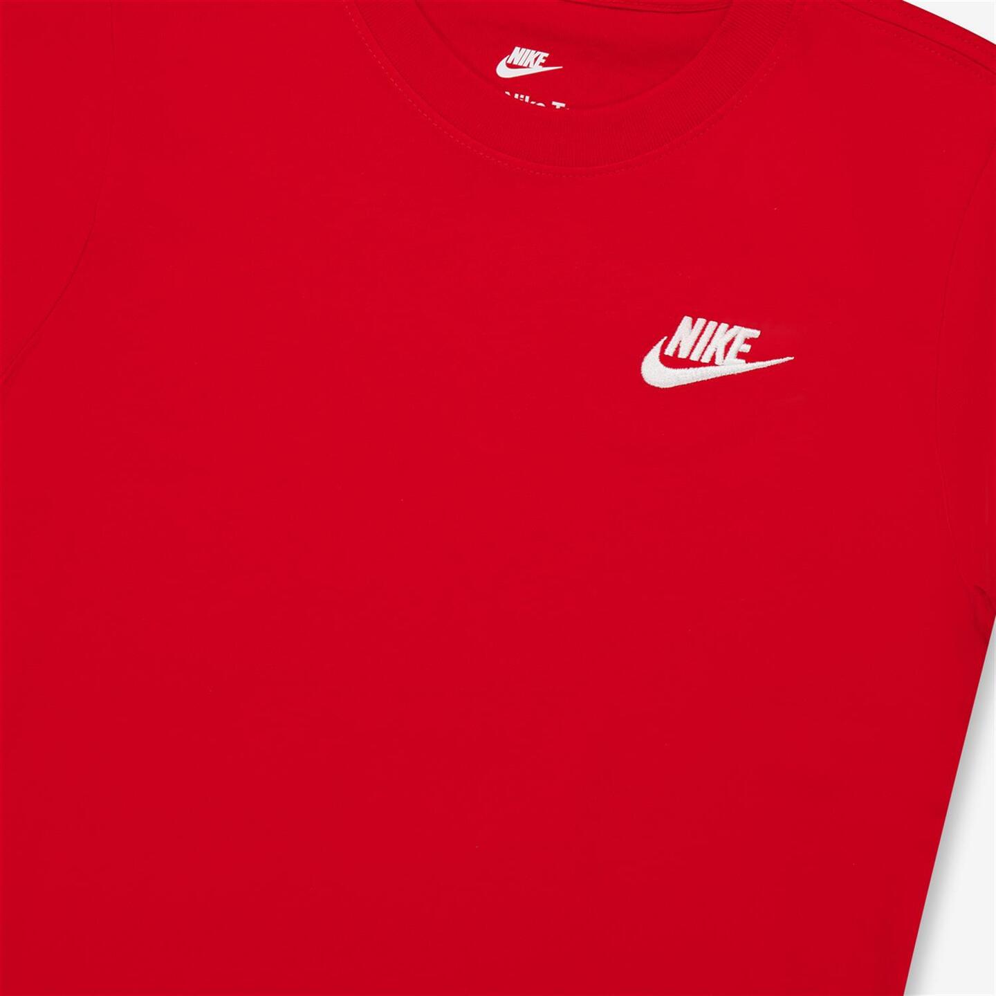 T-shirt Nike - rojo - T-shirt Algodão Rapaz