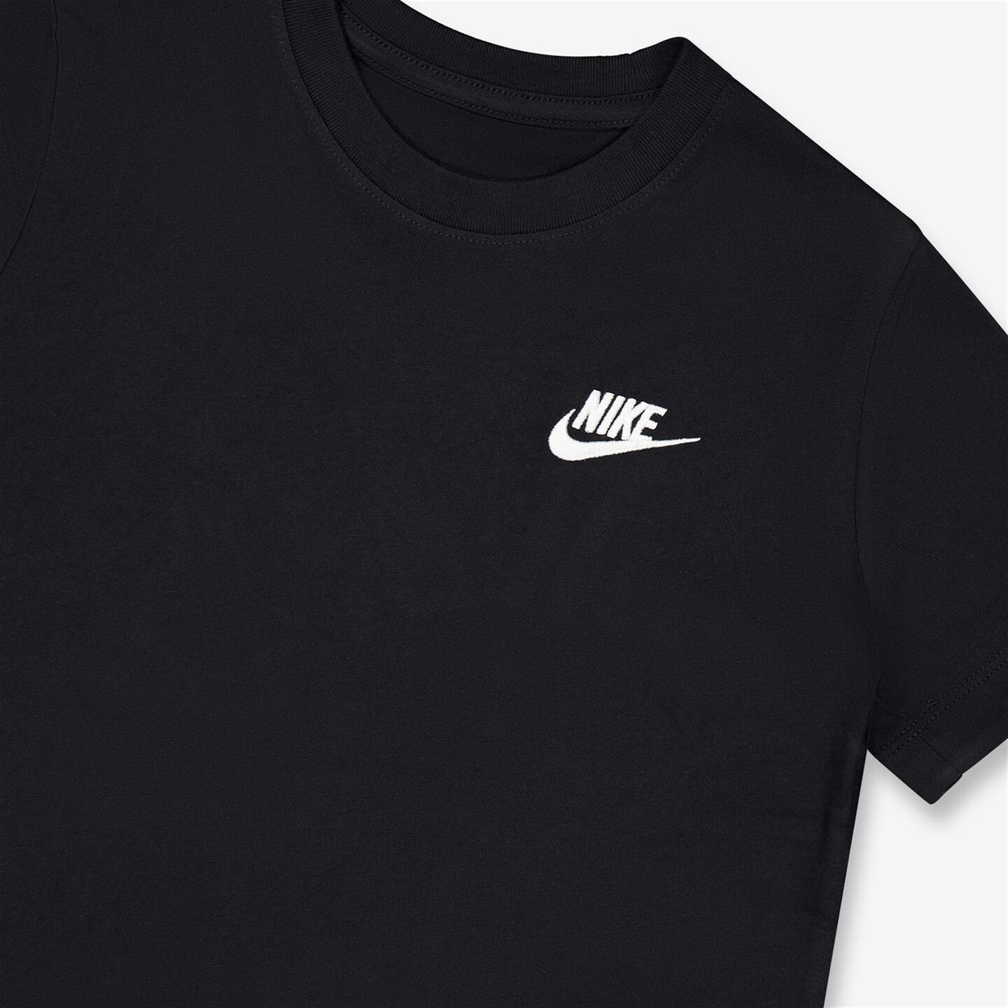 T-shirt Nike - negro - T-shirt Algodão Rapaz