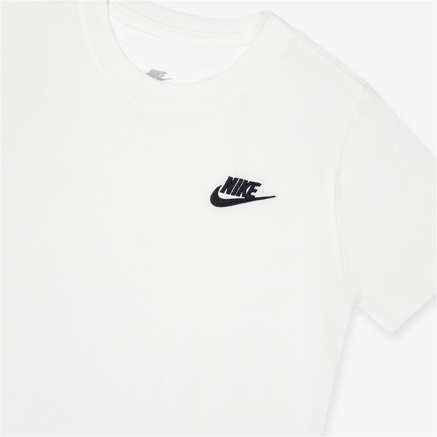 T-shirt Nike - blanco - T-shirt Algodão Rapaz