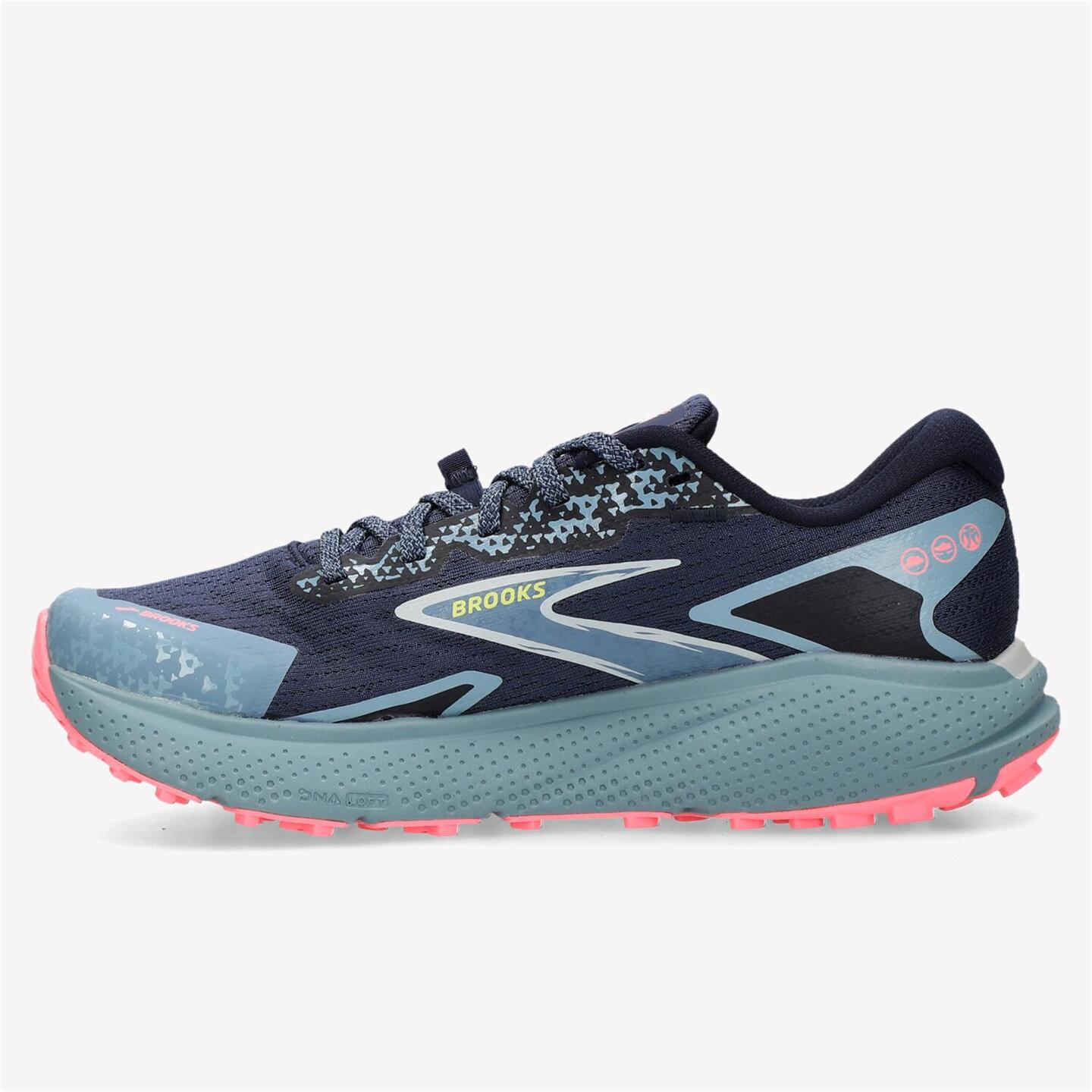 Brooks Divide 5 - gris - Zapatillas Trail Mujer